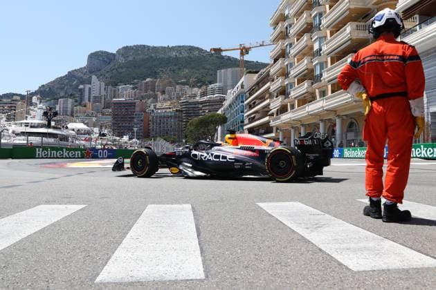 F1 Grand Prix Of Monaco Practice 1 Max Verstappen of Red Bull Racing during first practice ahead of the Formula 1 Grand Prix of Monaco at Circuit de Monaco in Monaco on May 26, 2023. Monaco Monaco  Copyright: xJakubxPorzyckix originalFilename:porzycki-f1grandp230526_npwPr.jpg