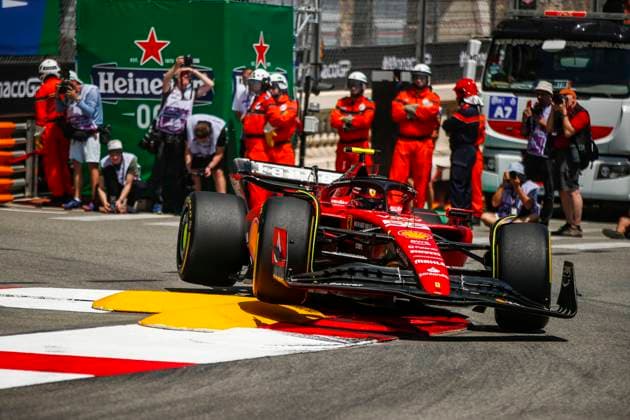 55 Carlos Sainz ESP, Scuderia Ferrari , F1 Grand Prix of Monaco at Circuit de Monaco on May 26, 2023 in Monte Carlo, Monaco Photo by HOCH ZWEI Monte Carlo Monaco