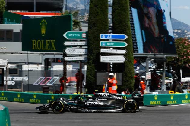 44 Lewis Hamilton GBR, Mercedes AMG Petronas F1 Team , F1 Grand Prix of Monaco at Circuit de Monaco on May 26, 2023 in Monte Carlo, Monaco Photo by HOCH ZWEI Monte Carlo Monaco