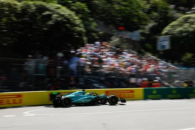14 Fernando Alonso ESP, Aston Martin Aramco Cognizant F1 Team , F1 Grand Prix of Monaco at Circuit de Monaco on May 26, 2023 in Monte Carlo, Monaco Photo by HOCH ZWEI Monte Carlo Monaco