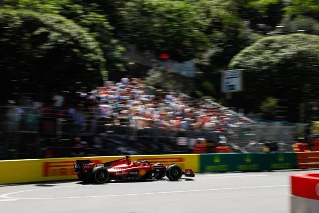 55 Carlos Sainz ESP, Scuderia Ferrari , F1 Grand Prix of Monaco at Circuit de Monaco on May 26, 2023 in Monte Carlo, Monaco Photo by HOCH ZWEI Monte Carlo Monaco