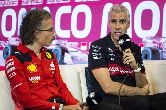 ALUNNI BRAVI Alessandro (ita), Managing Director of Sauber Group & Team Representative, portrait, press conference, PK, Pressekonferenz during the Formula 1 Grand Prix de Monaco 2023, 6th round of the 2023 Formula One World Championship, WM, Weltmeisterschaft from May 26 to 28, 2023 on the Circuit de Monaco, in Monaco - F1 - MONACO GRAND PRIX 2023 DPPI Panoramic 00123012__DE_2572