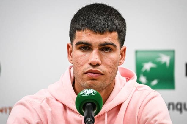 May 26, 2023, Paris, France, France: Carlos ALCARAZ of Spain during Roland-Garros 2023, French Open 2023, Grand Slam tennis tournament at the Roland-Garros Stadium on May 26, 2023 in Paris, France. Paris France - ZUMAm308 20230526_zsp_m308_022 Copyright: xMatthieuxMirvillex