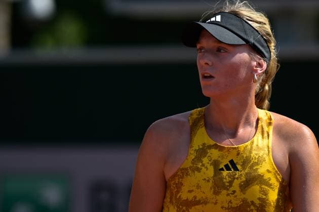 Attitude de Ashlyn Krueger ( USA ) - TENNIS : Roland Garros 2023 - Internationaux de France - 26 05 2023 FedericoPestellini Panoramic 