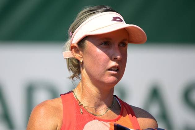 Attitude de Storm Hunter ( AUS ) - TENNIS : Roland Garros 2023 - Internationaux de France - 26 05 2023 FedericoPestellini Panoramic 