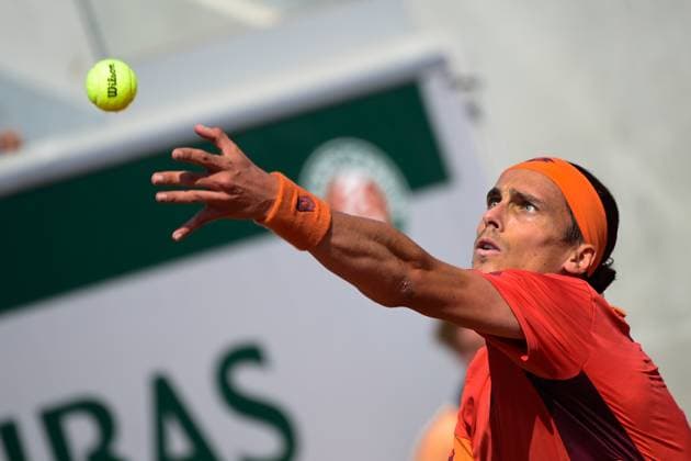 Sport Bilder des Tages Geoffrey Blancaneaux ( FRA ) - TENNIS : Roland Garros 2023 - Internationaux de France - 26 05 2023 FedericoPestellini Panoramic 