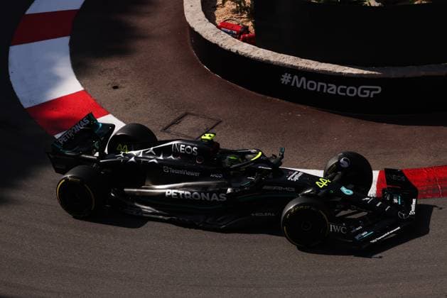 F1 Grand Prix Of Monaco Practice 2 Lewis Hamilton of Mercedes during second practice ahead of the Formula 1 Grand Prix of Monaco at Circuit de Monaco in Monaco on May 26, 2023. Monaco Monaco  Copyright: xJakubxPorzyckix originalFilename:porzycki-f1grandp230526_npGIf.jpg