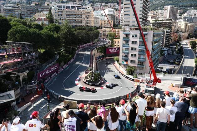 F1 Grand Prix Of Monaco Practice 2 View of the hairpin near the Hotel Fairmont second practice ahead of the Formula 1 Grand Prix of Monaco at Circuit de Monaco in Monaco on May 26, 2023. Monaco Monaco  Copyright: xJakubxPorzyckix originalFilename:porzycki-f1grandp230526_np1mk.jpg