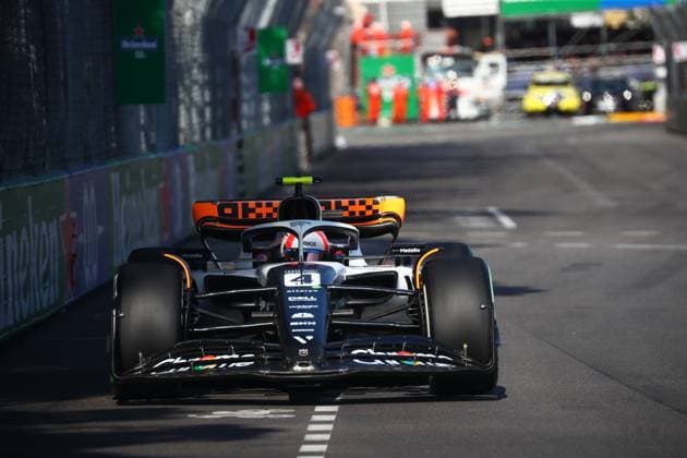 F1 Gran Prix of Monaco Lando Norris of McLaren on track during practice ahead of the F1 Grand Prix of Monaco at Circuit de Monaco on May 26, 2022 in Monte-Carlo, Monaco. Monaco Monte-Carlo Monaco Copyright: xSportinfotox