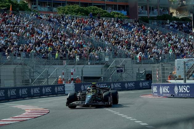 26 05 2023, Circuit de Monaco, Monte Carlo, Formula 1 Grand Prix Monaco 2023 ,in picture Lewis Hamilton GBR , Mercedes AMG Petronas Formula One Team Monte Carlo Circuit de Monaco Monaco  eu-images-506
