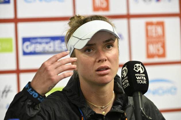Tennis : Internationaux de Strasbourg 2023 - France- Elina Svitolina - Ukraine Tennis : Internationaux de Strasbourg 2023 - France - 26 05 23 ChrysleneCaillaud Panoramic 