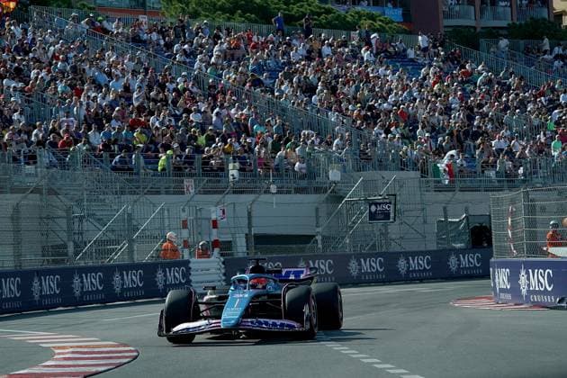 Formula 1 Grand Prix Monaco 2023 26 05 2023, Circuit de Monaco, Monte Carlo, Formula 1 Grand Prix Monaco 2023 ,in the picture Esteban Ocon FRA , BWT Alpine F1 Team nordphotoxGmbHx xBratic nph00250