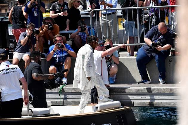 26 05 2023, Circuit de Monaco, Monte Carlo, Formula 1 Grand Prix Monaco 2023 ,in picture Lewis Hamilton GBR , Mercedes AMG Petronas Formula One Team Monte Carlo Circuit de Monaco Monaco  eu-images-506