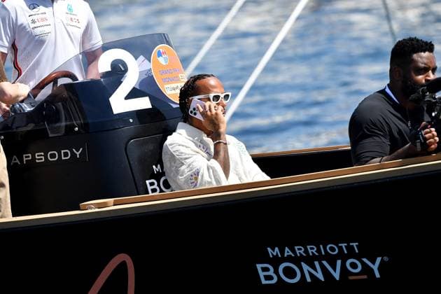 Formula 1 Grand Prix Monaco 2023 26 05 2023, Circuit de Monaco, Monte Carlo, Formula 1 Grand Prix Monaco 2023 ,in the picture Lewis Hamilton GBR , Mercedes AMG Petronas Formula One Team nordphotoxGmbHx xBratic nph00250