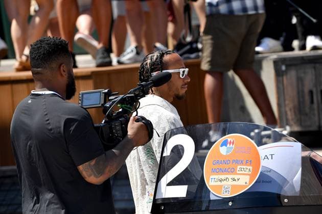 Formula 1 Grand Prix Monaco 2023 26 05 2023, Circuit de Monaco, Monte Carlo, Formula 1 Grand Prix Monaco 2023 ,in the picture Lewis Hamilton GBR , Mercedes AMG Petronas Formula One Team nordphotoxGmbHx xBratic nph00250