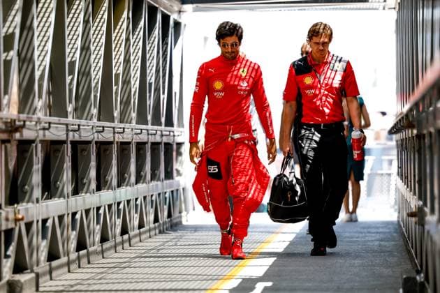 55 Carlos Sainz ESP, Scuderia Ferrari , F1 Grand Prix of Monaco at Circuit de Monaco on May 26, 2023 in Monte Carlo, Monaco Photo by HOCH ZWEI Monte Carlo Monaco