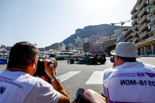 63 George Russell GBR, Mercedes AMG Petronas F1 Team , F1 Grand Prix of Monaco at Circuit de Monaco on May 26, 2023 in Monte Carlo, Monaco Photo by HOCH ZWEI Monte Carlo Monaco