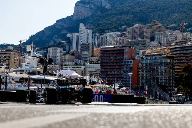 44 Lewis Hamilton GBR, Mercedes AMG Petronas F1 Team , F1 Grand Prix of Monaco at Circuit de Monaco on May 26, 2023 in Monte Carlo, Monaco Photo by HOCH ZWEI Monte Carlo Monaco