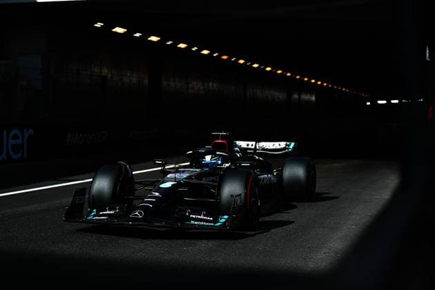 63 George Russell GBR, Mercedes AMG Petronas F1 Team , F1 Grand Prix of Monaco at Circuit de Monaco on May 26, 2023 in Monte Carlo, Monaco Photo by HOCH ZWEI Monte Carlo Monaco