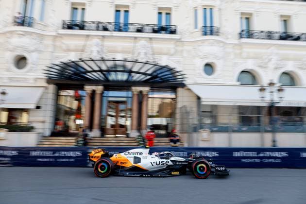 4 Lando Norris GBR, McLaren F1 Team , F1 Grand Prix of Monaco at Circuit de Monaco on May 26, 2023 in Monte Carlo, Monaco Photo by HOCH ZWEI Monte Carlo Monaco