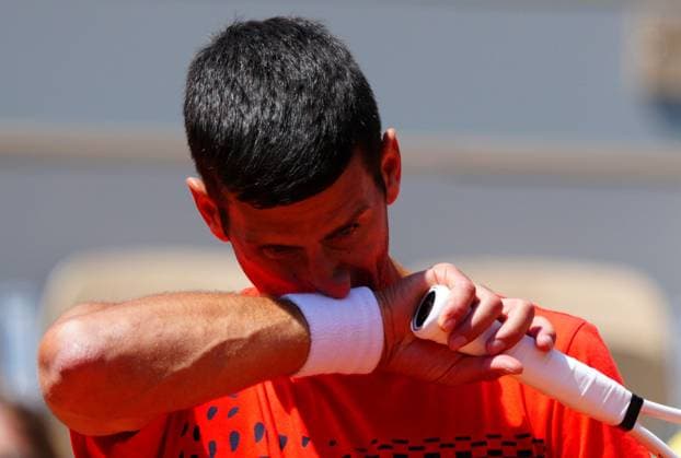 Mandatory Credit: Photo by Javier Garcia Shutterstock (13925663bt) Novak Djokovic practices French Open Tennis, Friday Qualifying and Previews, Roland Garros, Paris, France - 26 May 2023 French Open Tennis, Friday Qualifying and Previews, Roland Garros, Paris, France - 26 May 2023  Copyright: xJavierxGarcia Shutterstockx 13925663bt