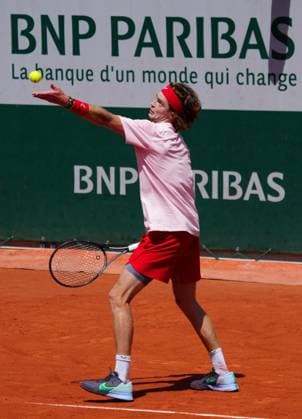 Mandatory Credit: Photo by Javier Garcia Shutterstock (13925663bp) Andrey Rublev practices French Open Tennis, Friday Qualifying and Previews, Roland Garros, Paris, France - 26 May 2023 French Open Tennis, Friday Qualifying and Previews, Roland Garros, Paris, France - 26 May 2023  Copyright: xJavierxGarcia Shutterstockx 13925663bp