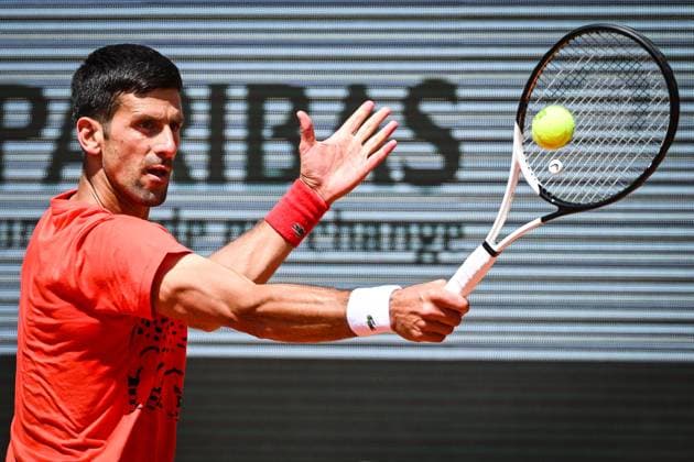 May 26, 2023, Paris, France, France: Novak DJOKOVIC of Serbia during a training session of Roland-Garros 2023, French Open 2023, Grand Slam tennis tournament at the Roland-Garros Stadium on May 26, 2023 in Paris, France. Paris France - ZUMAm308 20230526_zsp_m308_047 Copyright: xMatthieuxMirvillex