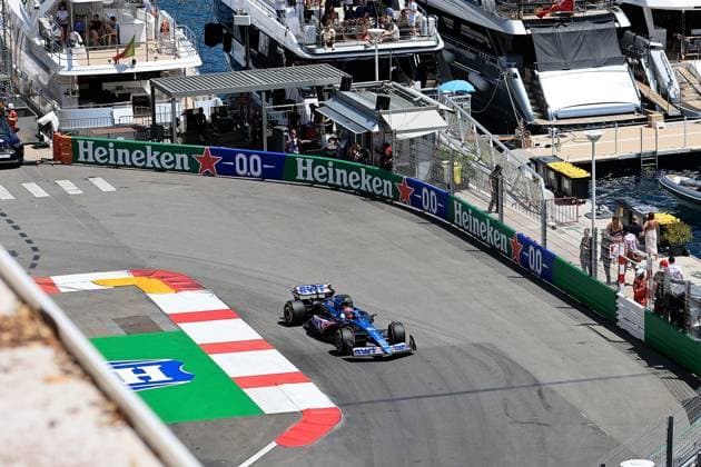 Formula 1 Grand Prix Monaco 2023 26 05 2023, Circuit de Monaco, Monte Carlo, Formula 1 Grand Prix Monaco 2023 ,in the picture Esteban Ocon FRA , BWT Alpine F1 Team nordphotoxGmbHx xBratic nph00250