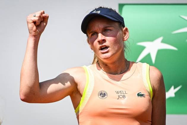 May 26, 2023, Paris, France, France: Fiona FERRO of France celebrates his point during the fifth qualifying day of Roland-Garros 2023, French Open 2023, Grand Slam tennis tournament at the Roland-Garros Stadium on May 26, 2023 in Paris, France. Paris France - ZUMAm308 20230526_zsp_m308_051 Copyright: xMatthieuxMirvillex