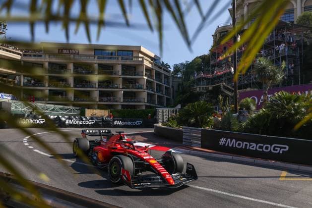 F1 Monaco Grand Prix Charles Leclerc of Ferrari drives on the track during Practice 2 ahead of the F1 Grand Prix of Monaco at Circuit de Monaco on May 26, 2023 in Monte-Carlo, Monaco. Monte Carlo Monaco  Copyright: xBeataxZawrzelx originalFilename:zawrzel-f1monaco230526_npfcU.jpg