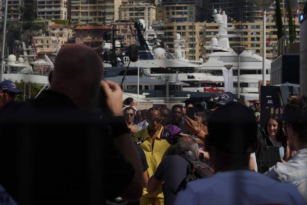 Formula 1 Grand Prix Monaco 2023 27 05 2023, Circuit de Monaco, Monte Carlo, Formula 1 Grand Prix Monaco 2023 ,in the picture Lewis Hamilton GBR , Mercedes AMG Petronas Formula One Team nordphotoxGmbHx xBratic nph00250