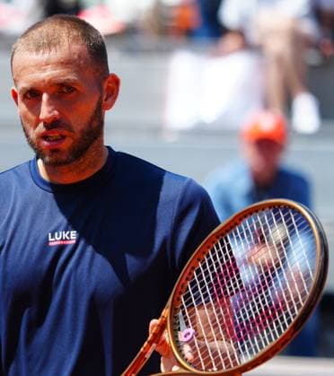 Mandatory Credit: Photo by Javier Garcia Shutterstock (13925673ar) Dan Evans practices French Open Tennis, Saturday Qualifying and Previews, Roland Garros, Paris, France - 27 May 2023 French Open Tennis, Saturday Qualifying and Previews, Roland Garros, Paris, France - 27 May 2023  Copyright: xJavierxGarcia Shutterstockx 13925673ar