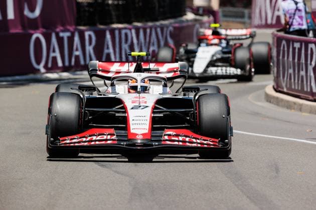 Nico Huelkenberg Haas F1 Team with his car on the track, Monaco Grand Prix, Motorsport, Formula 1, season 2023, 27 05 2023 Monaco Grand Prix, Motorsport, Formula 1, season 2023, 27 05 2023 Copyright: xEibner-Pressefoto AlexanderxNeisx EP_ANS
