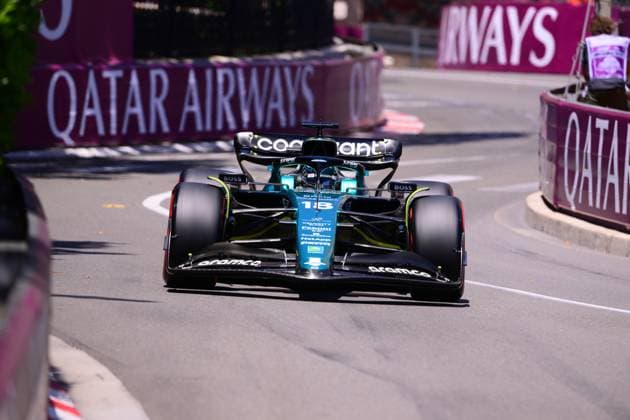 Formula 1 Championship - 2023 Grand Prix De Monaco - Saturday - Free Practice 3 and Qualify Lance Stroll of Aston Martin Cognizant F1 Team drive his single-seater during free practice Monaco GP, in Monaco-Ville, Port du Monaco, Monaco, , 27 05 23 Montecarlo Circuit de Monaco Principality of Monaco Copyright: xAndreaxDiodatox xLiveMediax LPS_950405