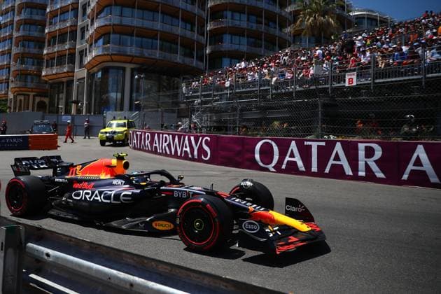 F1 Gran Prix of Monaco Sergio Perez of Red Bull Racing on track during final practice for the F1 Grand Prix of Monaco at Circuit de Monaco on May 27, 2023 in Monte-Carlo, Monaco. Monaco Monte-Carlo Monaco Copyright: xSportinfotox