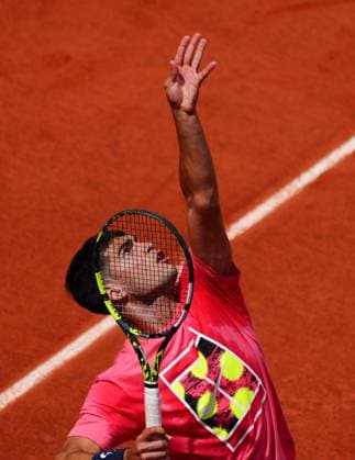 Mandatory Credit: Photo by Javier Garcia Shutterstock (13925673cb) Carlos Alcaraz practices French Open Tennis, Saturday Qualifying and Previews, Roland Garros, Paris, France - 27 May 2023 French Open Tennis, Saturday Qualifying and Previews, Roland Garros, Paris, France - 27 May 2023  Copyright: xJavierxGarcia Shutterstockx 13925673cb
