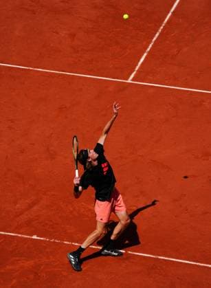 Mandatory Credit: Photo by Javier Garcia Shutterstock (13925673ce) Stefanos Tsitsipas practices French Open Tennis, Saturday Qualifying and Previews, Roland Garros, Paris, France - 27 May 2023 French Open Tennis, Saturday Qualifying and Previews, Roland Garros, Paris, France - 27 May 2023  Copyright: xJavierxGarcia Shutterstockx 13925673ce