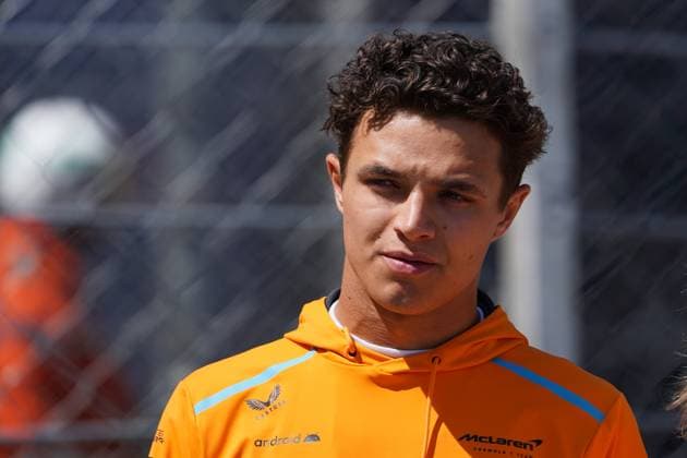 May 27, 2023, Mezzolombardo, Mezzolombardo, Italy: British driver Lando Norris is seen in the Paddock of the FIA Formula 1 Monaco Grand Prix at Circuit de Monaco in Monaco. Mezzolombardo Italy - ZUMAf150 20230527_zsp_f150_030 Copyright: xDaisyxFacinellix
