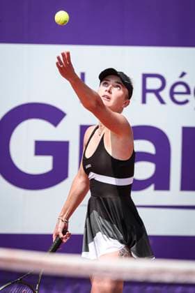 Finale fÃ minin. Internationaux de Strasbourg 2023 ANNA BLINKOVA (RUS) ELINA SVITOLINA (UKR Tennis : Internationaux de Strasbourg 2023 - France - 27 05 23 ElyxandroCegarra Panoramic 