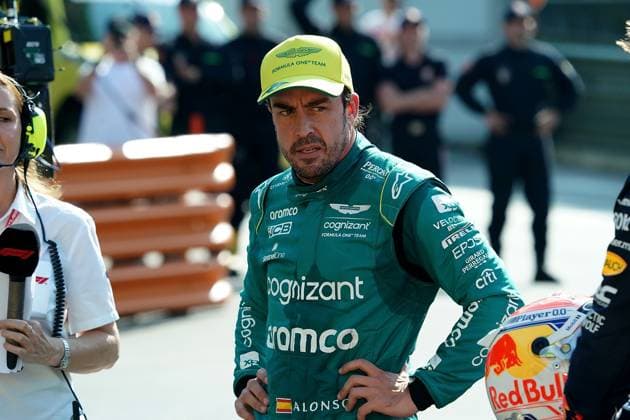 Formula 1 Grand Prix Monaco 2023 27 05 2023, Circuit de Monaco, Monte Carlo, Formula 1 Grand Prix Monaco 2023 ,in the picture second starting place for Fernando Alonso ESP , Aston Martin Aramco Cognizant Formula One Team nordphotoxGmbHx xBratic nph00250