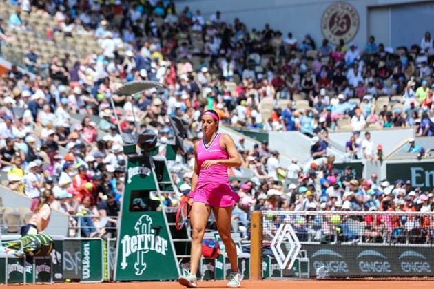 2023 French Open - Previews Caroline Garcia of France in action during a practice match ahead of the French Open Tennis at Roland Garros Paris France  Copyright: xIbrahimxEzzatx originalFilename:ezzat-notitle230527_npxXc.jpg