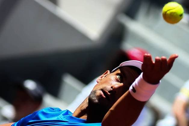 2023 French Open - Previews Novak Djokovic of Serbia in action during a practice match ahead of the French Open Tennis at Roland Garros Paris France  Copyright: xIbrahimxEzzatx originalFilename:ezzat-notitle230527_nptUp.jpg