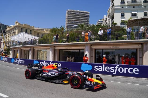 F1 Grand Prix of Monaco - Qualifying Sergio Perez of Mexico driving the (11) Oracle Red Bull Racing RB19 Honda RBPT during the Formula 1 Grand Prix De Monaco 2023 on May 27th, 2023 in Montecarlo, Monaco. Monte-Carlo Monaco  Copyright: xAlessioxMorgesex originalFilename:morgese-formula1230527_np4rI.jpg