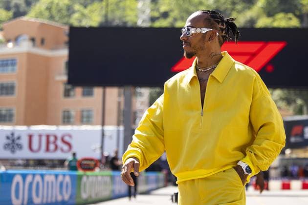 HAMILTON Lewis (gbr), Mercedes AMG F1 Team W14, portrait during the Formula 1 Grand Prix de Monaco 2023, 6th round of the 2023 Formula One World Championship, WM, Weltmeisterschaft from May 26 to 28, 2023 on the Circuit de Monaco, in Monaco - F1 - MONACO GRAND PRIX 2023 DPPI Panoramic  00123012__DE_3310