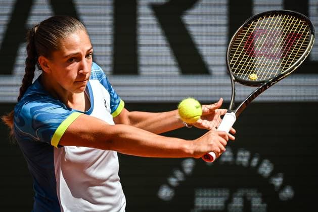 May 27, 2023, Paris, France, France: Diane PARRY of France during an exhibition match of Roland-Garros 2023, French Open 2023, Grand Slam tennis tournament at the Roland-Garros Stadium on May 27, 2023 in Paris, France. Paris France - ZUMAm308 20230527_zsp_m308_021 Copyright: xMatthieuxMirvillex