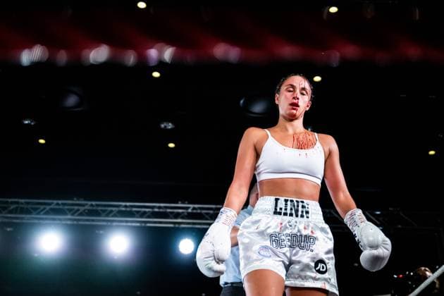 Bilder des Jahres 2023, Sport 05 Mai Sport Themen der Woche KW21 230527 Linn Sandström of Sweden looks dejected in the Women?s Super Flyweight WBA Interim Title fight during the boxing gala ABP Fight Night 9, on May 27, 2023 in Malmö. Photo: Petter Arvidson BILDBYRAN kod PA PA0578 boxning boxing boksing abp fight night 9 malmö bbeng depp *** 230527 Linn Sandström of Sweden looks dejected in the Women?s Super Flyweight WBA Interim Title fight during the boxing gala ABP Fight Night 9, on May 27, 2023 in Malmö Photo Petter Arvidson BILDBYRAN code PA PA0578 boxing boxing boxing abp fight night 9 malmö bbeng depp  Copyright: PETTERxARVIDSON BB230527PA129