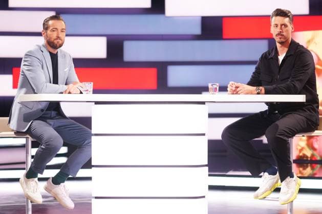 Sport Themen der Woche KW21 Sport Bilder des Tages SVEN VOSS, Sandro WAGNER DAS AKTUELLE SPORTSTUDIO ZDF MAINZ *** SVEN VOSS, Sandro WAGNER THE CURRENT SPORTS STUDIO ZDF MAINZ 