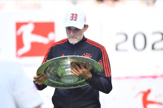 COLOGNE, GERMANY - 27 May, 2023: Thomas Tuchel. The football match of Bundesliga 1. FC Koeln vs FC Bayern Munich. at Rhein Energie Stadion  Copyright: xVITALIIxKLIUIEVx