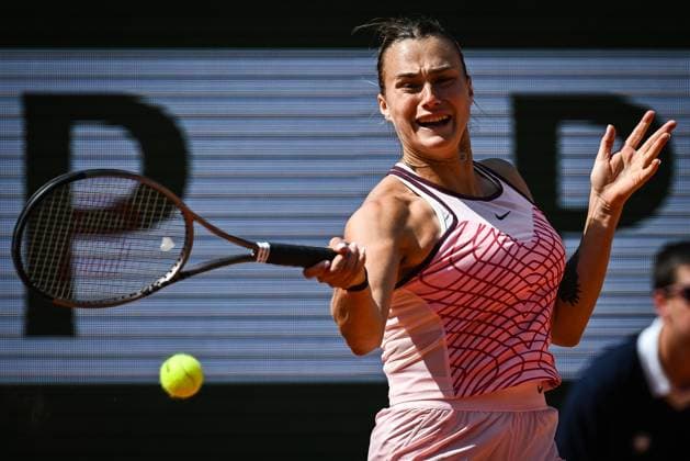May 28, 2023, Paris, France, France: Aryna SABALENKA of Belarus during the first day of Roland-Garros 2023, French Open 2023, Grand Slam tennis tournament at the Roland-Garros Stadium on May 28, 2023 in Paris, France. Paris France - ZUMAm308 20230528_zsp_m308_003 Copyright: xMatthieuxMirvillex