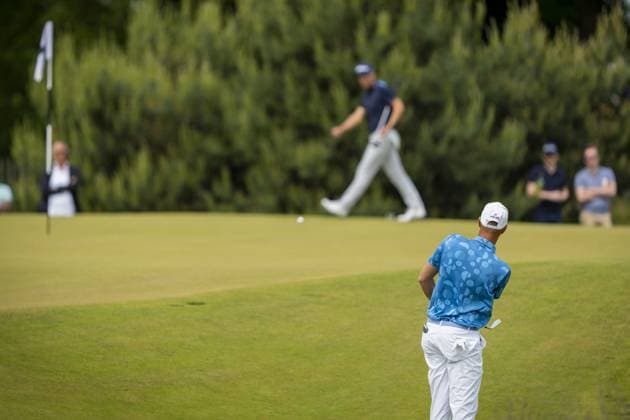 CROMVOIRT - Adrian Meronk (POL) in action during the 103rd edition of the KLM Open golf tournament. The KLM Open counts as a qualifying tournament for the US Open. AP SANDER KING xVIxANPxSportx xxANPxIVx 470400816 originalFilename: 470400816.jpg